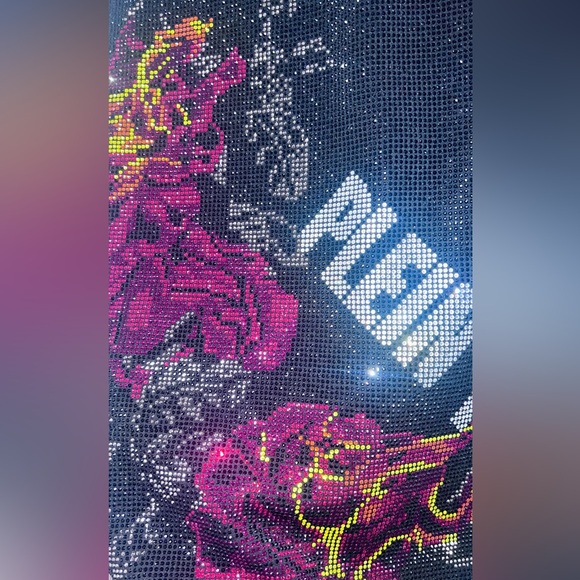 PHILIPP PLEIN SHORT FLOWER DRESS - Picture 9 of 9